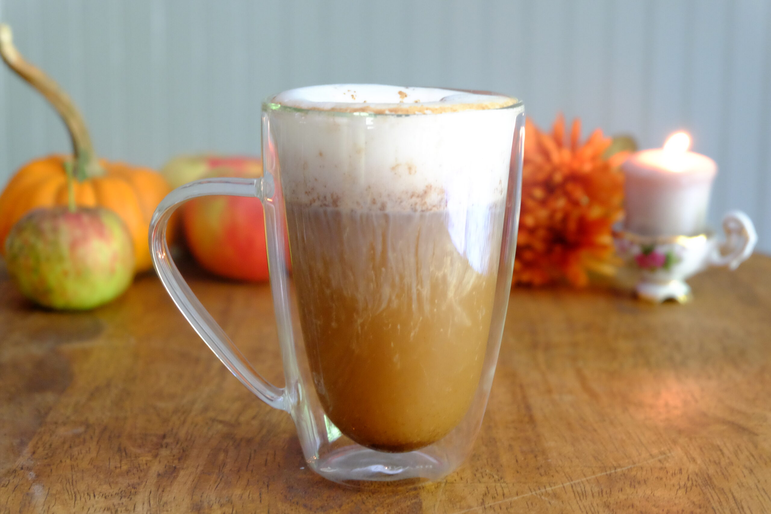 How to Make an Apple Cider Latte with Raw Milk